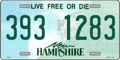 NH license plate 3931283