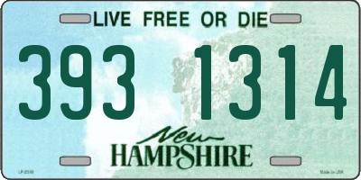 NH license plate 3931314