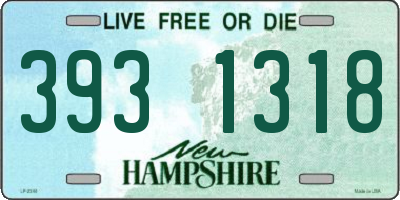 NH license plate 3931318