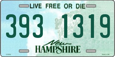 NH license plate 3931319