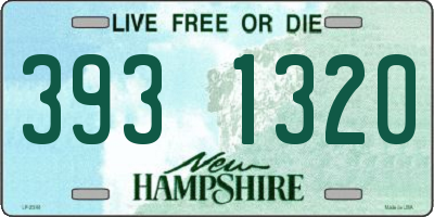 NH license plate 3931320