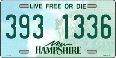 NH license plate 3931336
