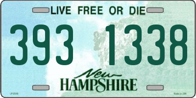 NH license plate 3931338
