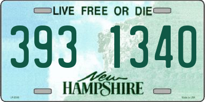 NH license plate 3931340
