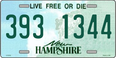 NH license plate 3931344
