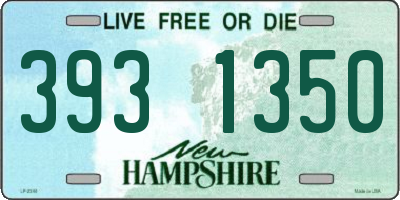 NH license plate 3931350
