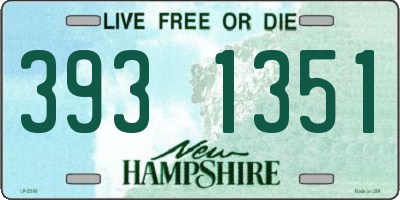 NH license plate 3931351