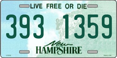 NH license plate 3931359