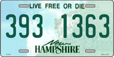NH license plate 3931363