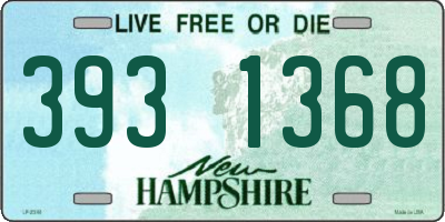 NH license plate 3931368