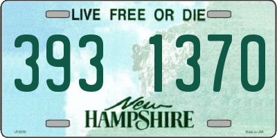 NH license plate 3931370