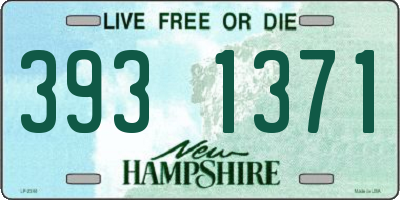 NH license plate 3931371