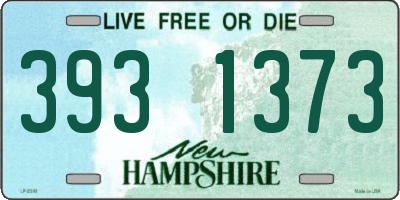 NH license plate 3931373