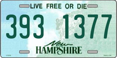 NH license plate 3931377