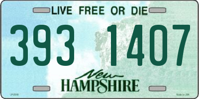 NH license plate 3931407
