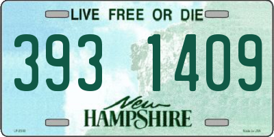 NH license plate 3931409