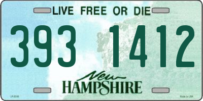 NH license plate 3931412