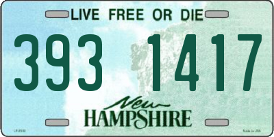 NH license plate 3931417