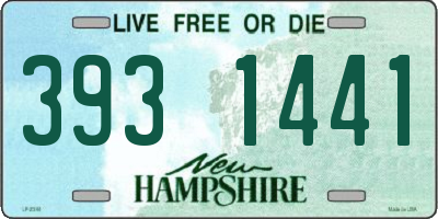 NH license plate 3931441