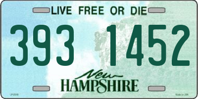 NH license plate 3931452