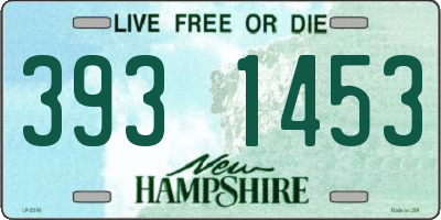 NH license plate 3931453