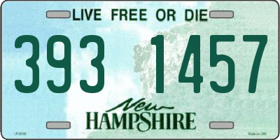 NH license plate 3931457