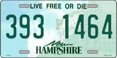 NH license plate 3931464