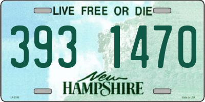NH license plate 3931470
