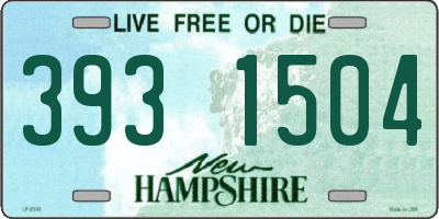 NH license plate 3931504
