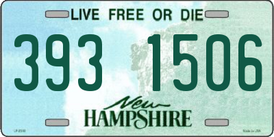 NH license plate 3931506
