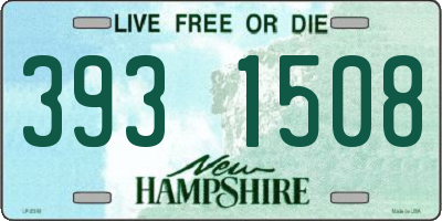 NH license plate 3931508