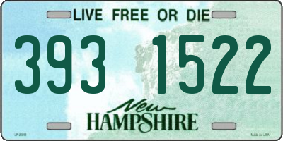 NH license plate 3931522