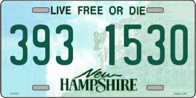 NH license plate 3931530