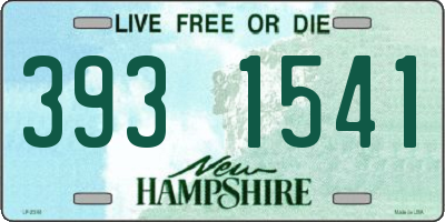 NH license plate 3931541