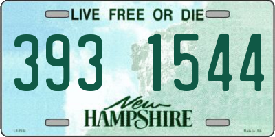 NH license plate 3931544