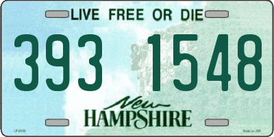 NH license plate 3931548