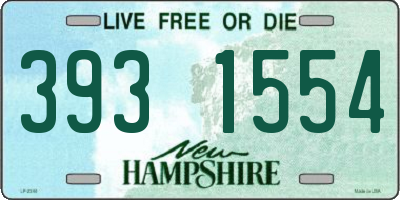 NH license plate 3931554