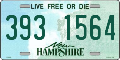 NH license plate 3931564