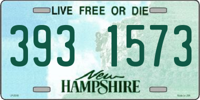 NH license plate 3931573