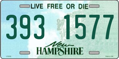 NH license plate 3931577