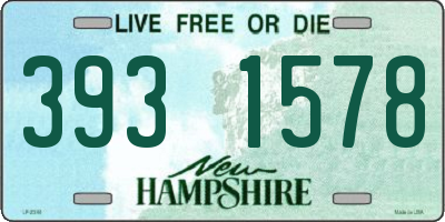 NH license plate 3931578