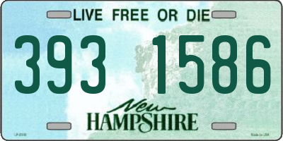 NH license plate 3931586