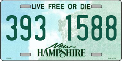 NH license plate 3931588