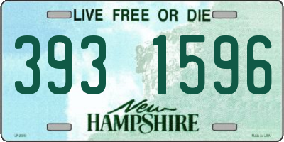 NH license plate 3931596