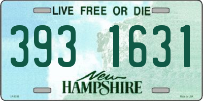 NH license plate 3931631