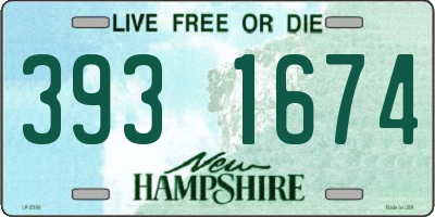 NH license plate 3931674