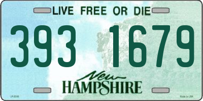 NH license plate 3931679