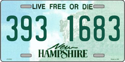 NH license plate 3931683