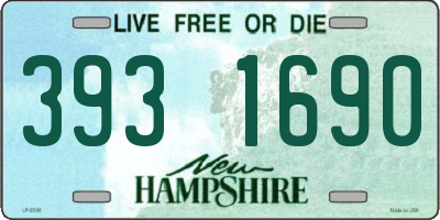 NH license plate 3931690