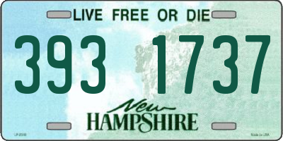 NH license plate 3931737
